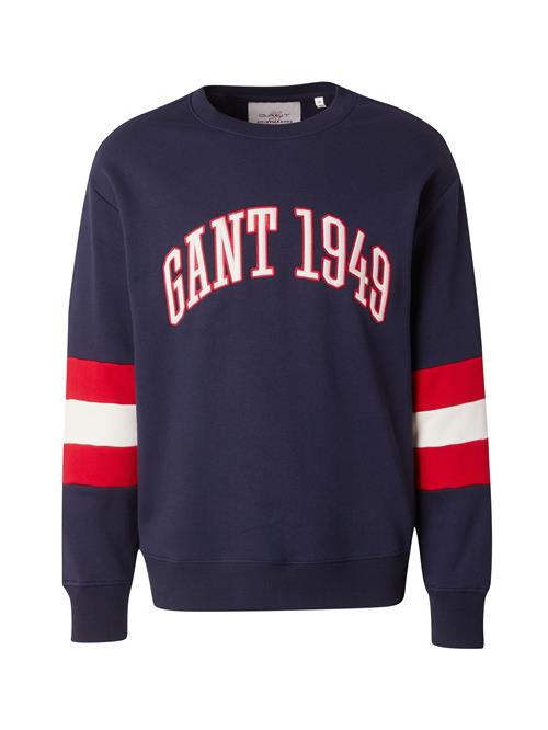 GANT Sweatshirt  natblå / rød / offwhite