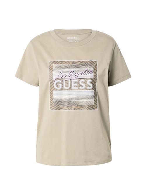 Se GUESS Shirts  brun / khaki / lyserød / hvid ved About You