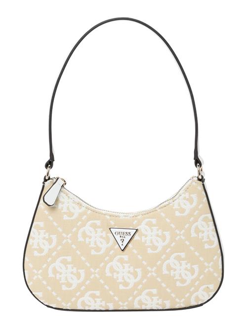 GUESS Skuldertaske 'RUMA'  creme / hvid