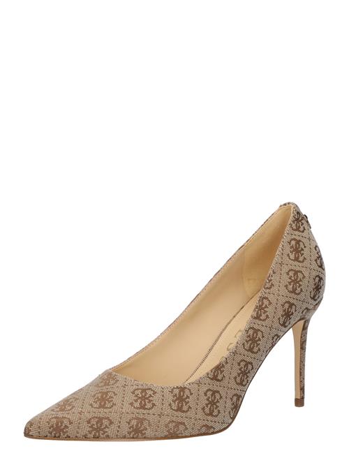 Se GUESS Pumps 'RICA16'  creme / camel ved About You