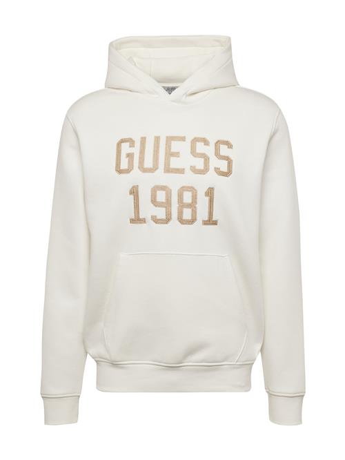 GUESS Sweatshirt  beige / hvid