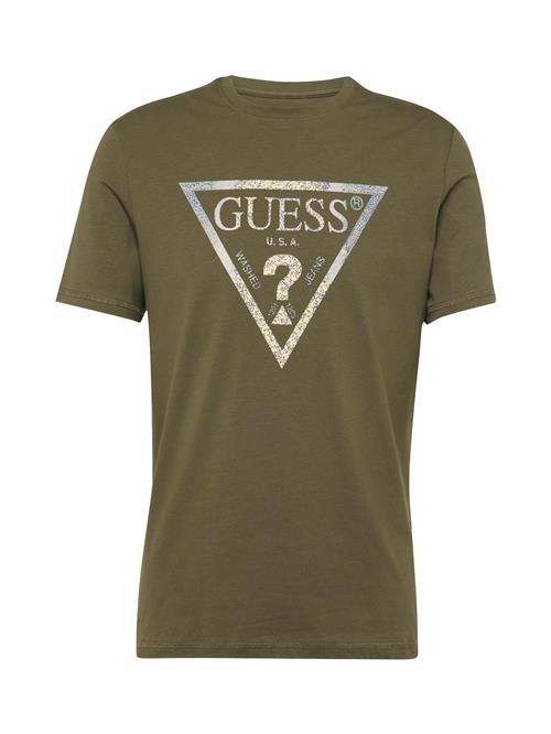 Se GUESS Bluser & t-shirts  blå / lysegul / grøn / hvid ved About You