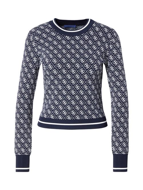 GUESS Pullover 'LISE'  navy / hvid