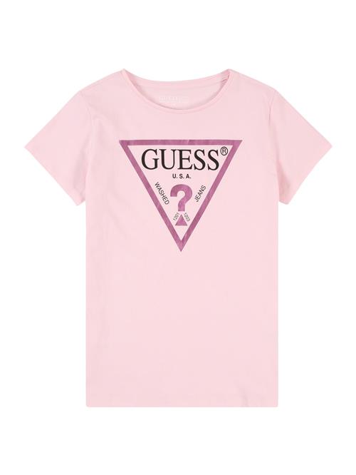 Se GUESS Bluser & t-shirts  lyserød / mørk pink / sort ved About You