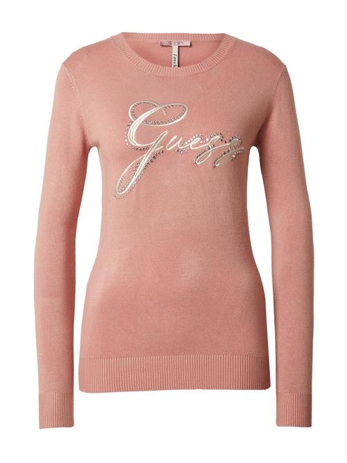 Se GUESS Pullover 'OLIVE'  guld / rosé / sølv / offwhite ved About You