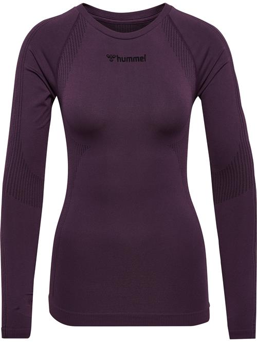 Se Hummel Funktionsbluse  aubergine / sort ved About You