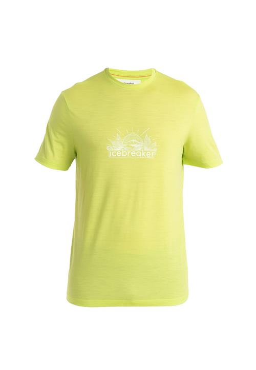 Se ICEBREAKER Bluser & t-shirts 'Tech Lite III'  neongul / hvid ved About You