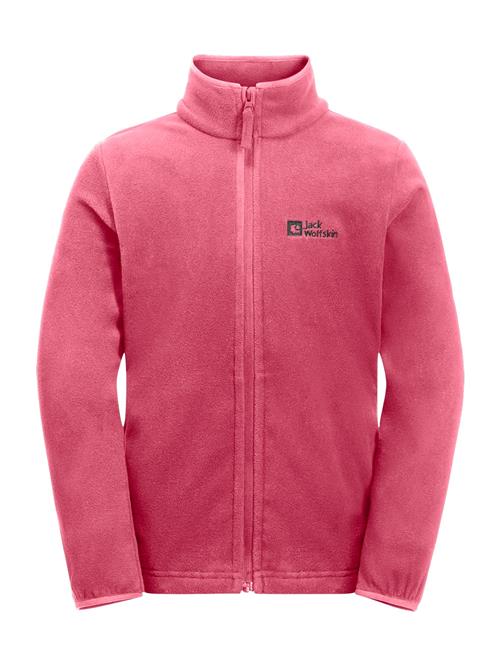 Se JACK WOLFSKIN Funktionsfleecejakke 'Taunus'  pink / sort ved About You