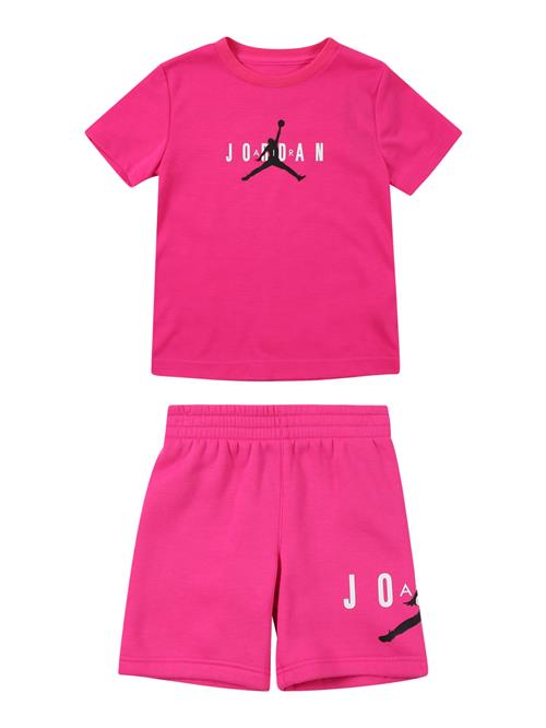 Jordan Sæt  pink / sort / hvid