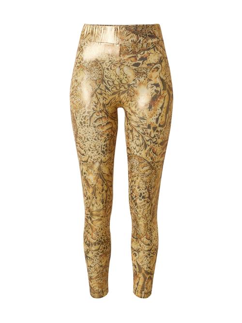 Just Cavalli Leggings  mørkebrun / gul