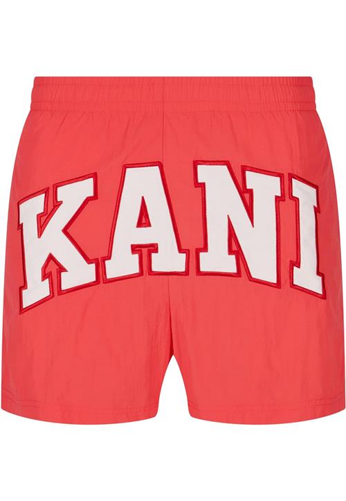 Karl Kani Boardshorts 'Serif'  rød / hvid