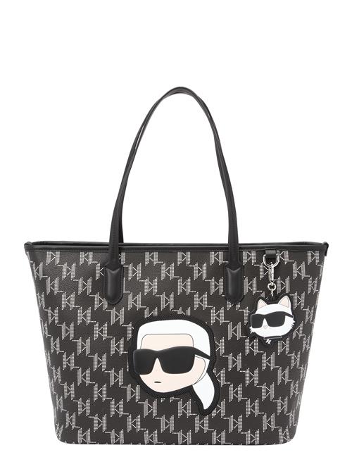 Karl Lagerfeld Shopper 'Ikonik 2.0'  beige / sort / hvid