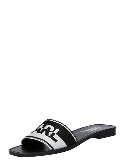 Karl Lagerfeld Pantoletter  sort / hvid