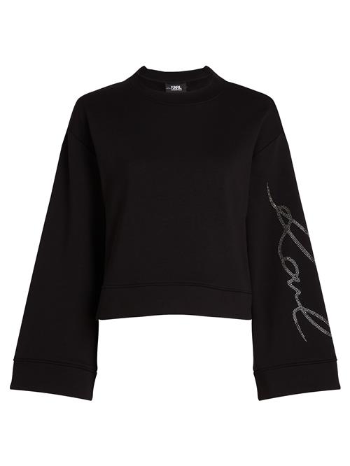 Karl Lagerfeld Sweatshirt  sort / transparent