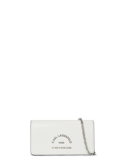 Se Karl Lagerfeld Clutch  sølv / hvid ved About You