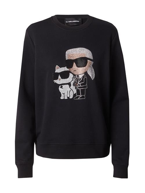 Se Karl Lagerfeld Sweatshirt 'Ikonik 2.0'  beige / sort / hvid ved About You