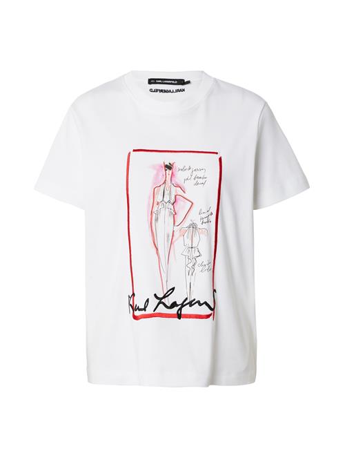 Se Karl Lagerfeld Shirts  fuchsia / rød / sort / hvid ved About You