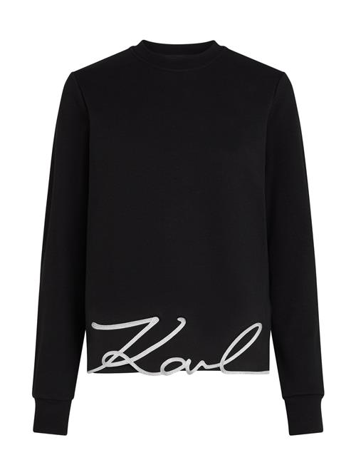 Karl Lagerfeld Sweatshirt  sort / hvid