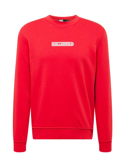 Se Karl Lagerfeld Sweatshirt  rød / hvid ved About You