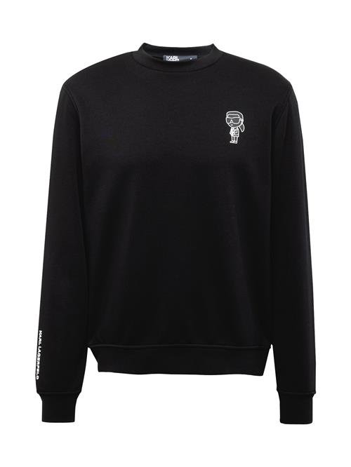 Karl Lagerfeld Sweatshirt  sort / hvid