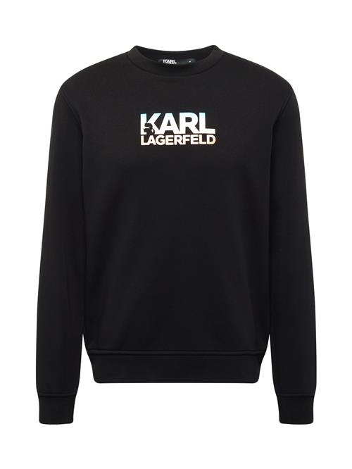 Karl Lagerfeld Sweatshirt  azur / lyseorange / sort / hvid