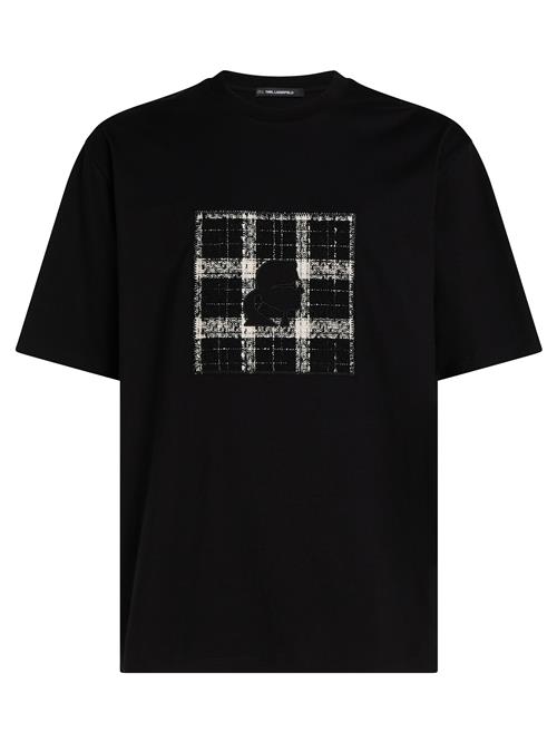 Karl Lagerfeld Bluser & t-shirts 'Bouclé'  sort