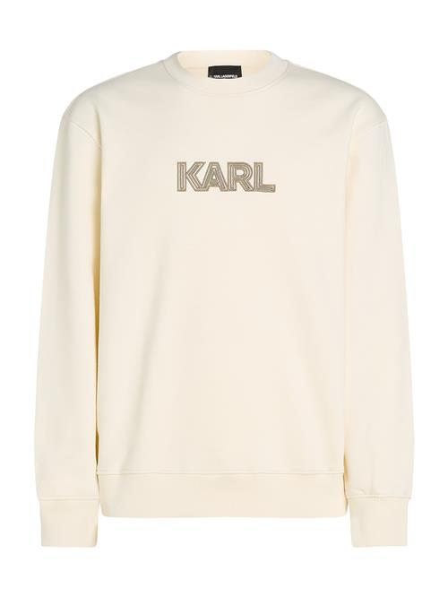 Karl Lagerfeld Sweatshirt 'Art Deco'  beige