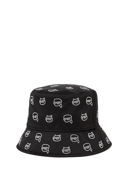 Karl Lagerfeld Hat 'IKONIK'  sort / hvid