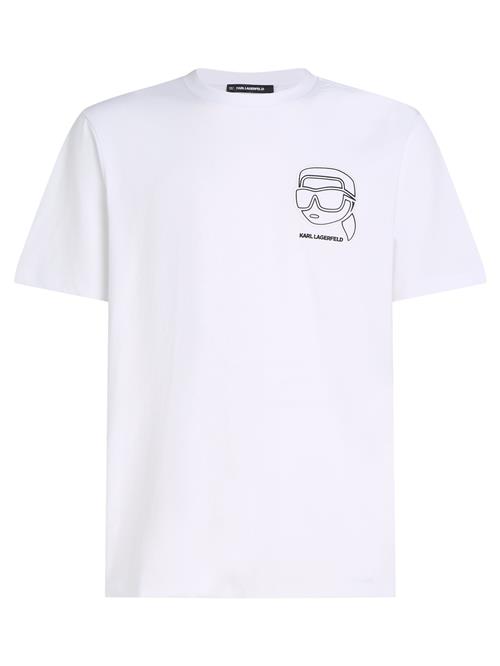 Karl Lagerfeld Bluser & t-shirts ' IKONIK Outline '  sort / hvid