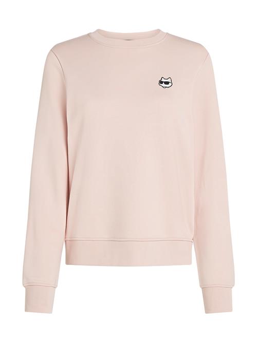 Se Karl Lagerfeld Sweatshirt 'Ikonik 2.0'  lilla / sort / hvid ved About You