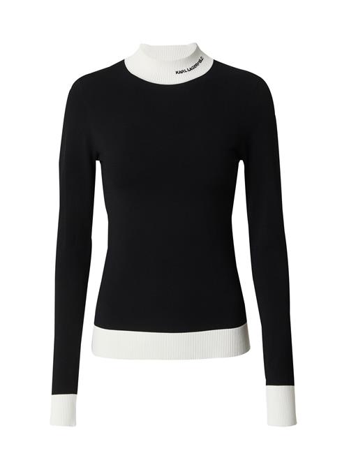 Se Karl Lagerfeld Pullover  sort / hvid ved About You