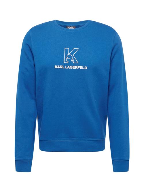 Se Karl Lagerfeld Sweatshirt  mørkeblå / offwhite ved About You