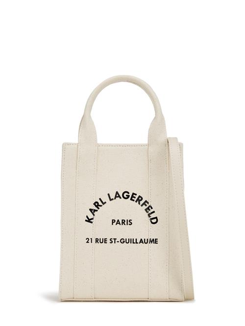 Karl Lagerfeld Håndtaske ' Rue St-Guillaume Square '  beige / sort