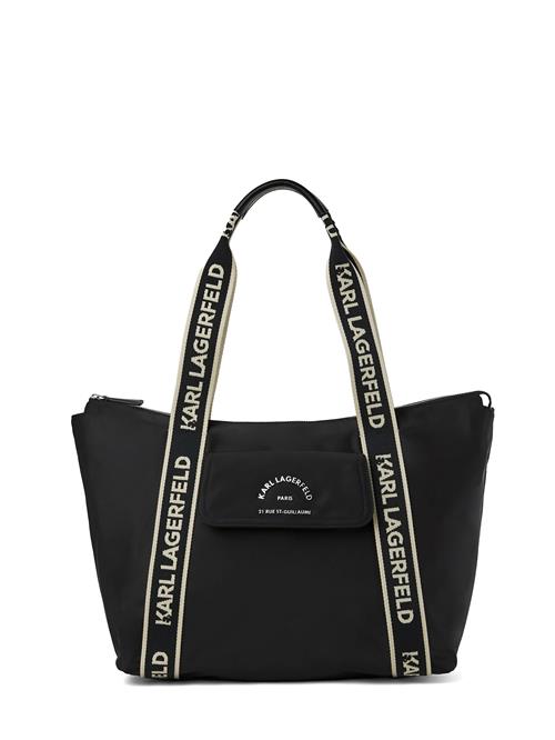 Karl Lagerfeld Shopper ' Rue St-Guillaume'  sort / hvid