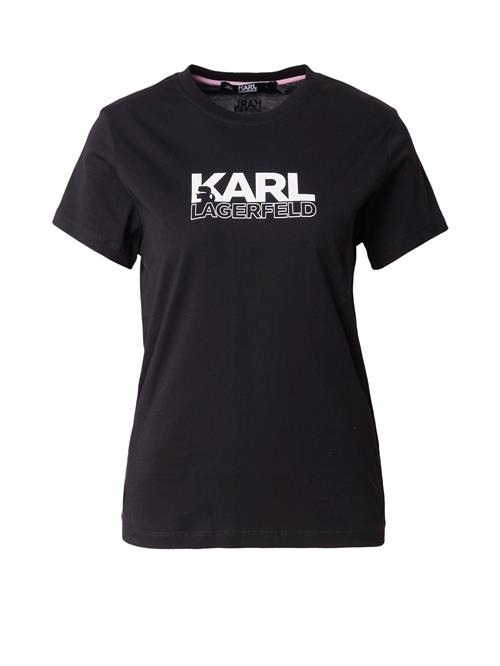 Se Karl Lagerfeld Shirts 'STACK'  sort / hvid ved About You