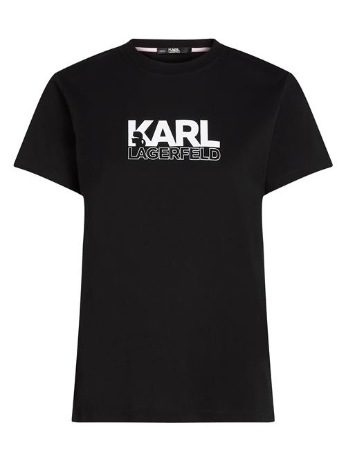 Se Karl Lagerfeld Shirts 'STACK'  sort / hvid ved About You