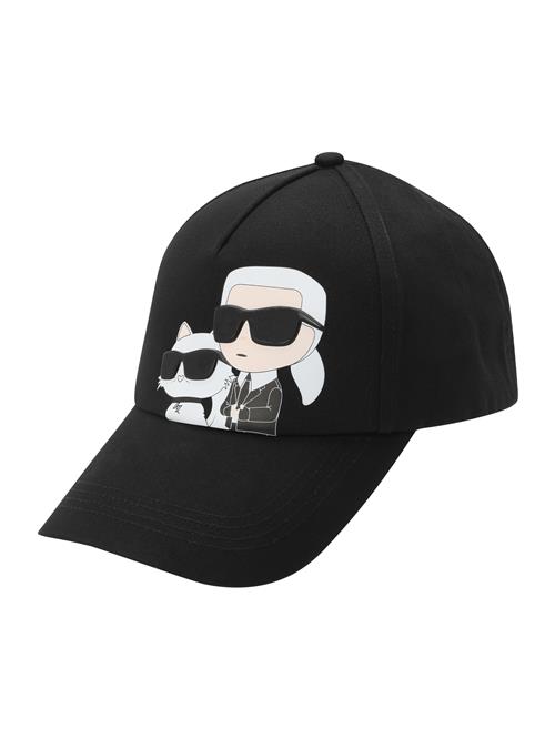 Karl Lagerfeld Hætte 'IKONIK 2.0'  lysebeige / sort / hvid