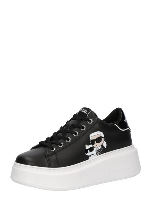 Karl Lagerfeld Sneaker low 'ANAKAPRI'  beige / sort / hvid