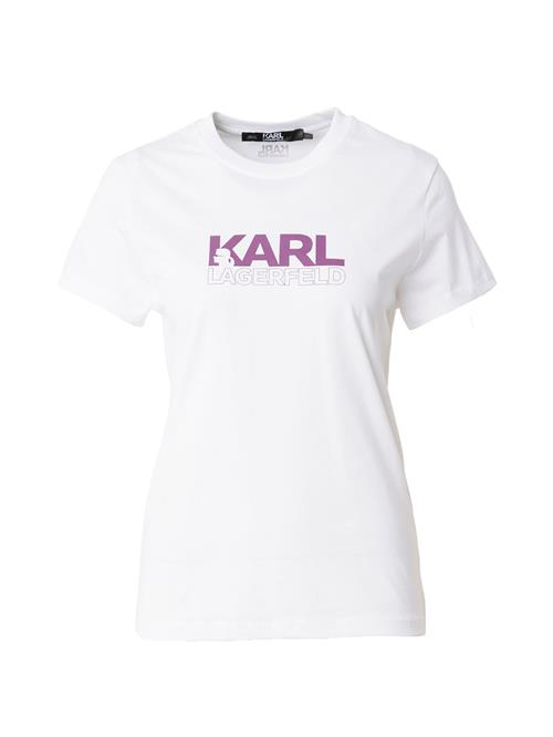 Se Karl Lagerfeld Shirts  lilla / hvid ved About You