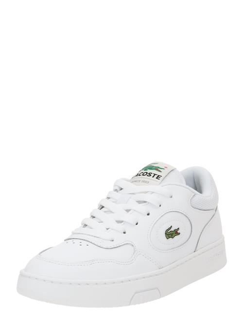 Se LACOSTE Sneaker low 'Lineset'  græsgrøn / knaldrød / sort / hvid ved About You