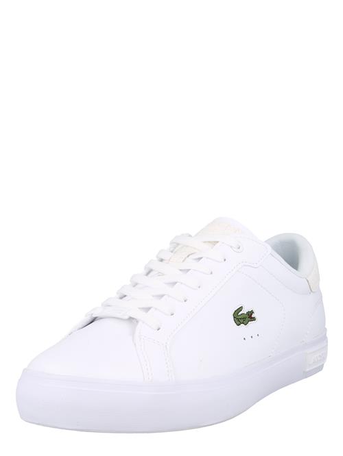 LACOSTE Sneaker low 'Powercourt'  grøn / rød / hvid