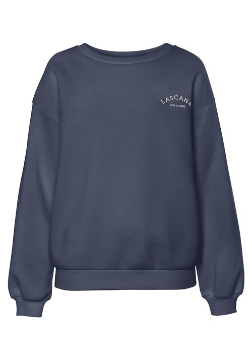 LASCANA Sweatshirt  beige / dueblå