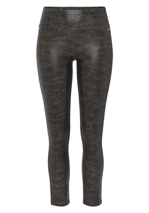 LASCANA Leggings  mørkegrøn / sort