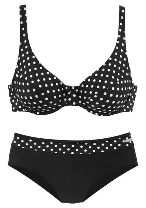 LASCANA Bikini  sort / hvid