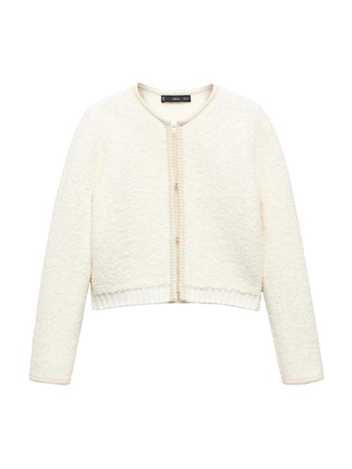 Se MANGO Cardigan  creme ved About You