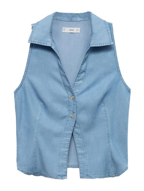 MANGO Bluse 'BIANCA'  blue denim