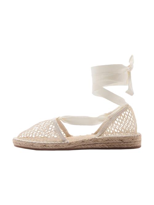 MANGO Espadrillaer 'Alberta'  creme