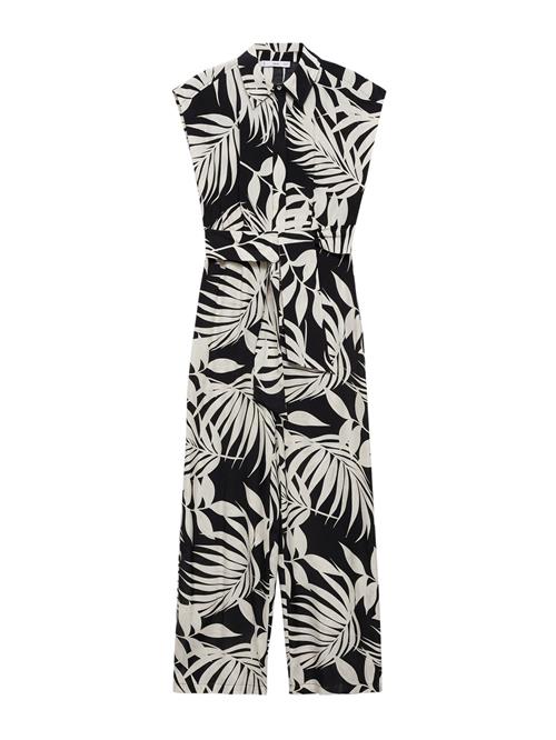 MANGO Jumpsuit 'Rolanda'  sort / hvid