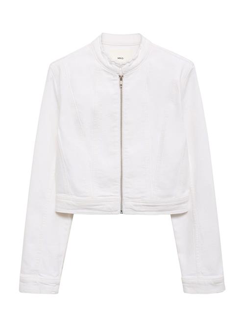 Se MANGO Overgangsjakke 'CANDELA'  white denim ved About You