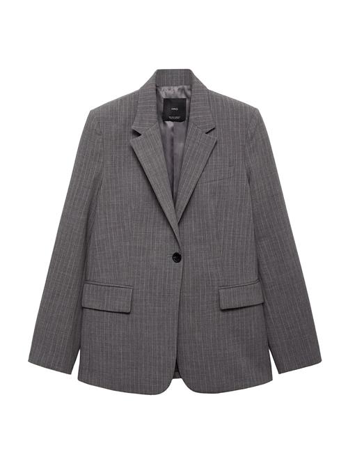 MANGO Blazer 'BOWERY'  grå / mørkegrå